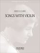 Songs with Violin Vocal Solo & Collections sheet music cover
